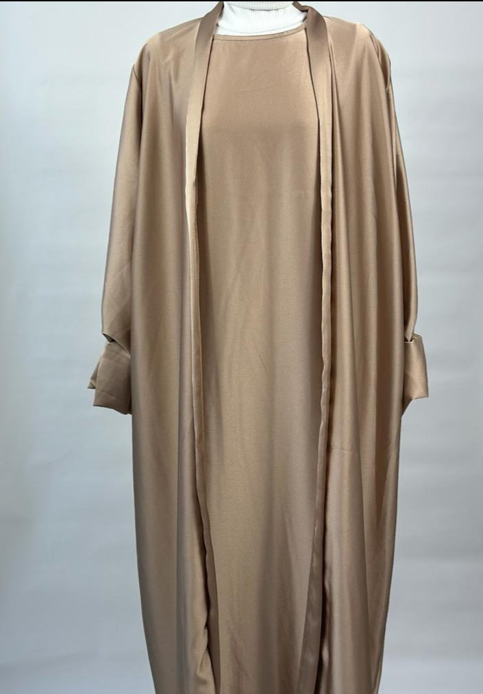 Nour satin kimono set