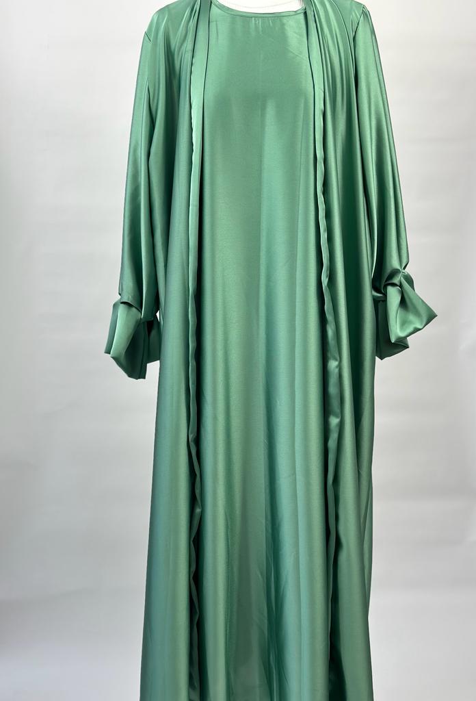 Nour satin kimono set