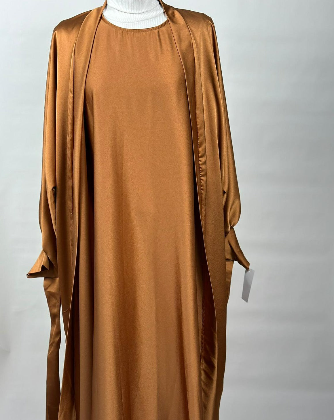 Aya satin abaya set